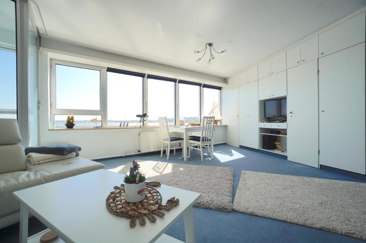 Ferienwohnung Schleiloge Mit Panoramablick Auf Die Schlei Slesvig Eksteriør billede