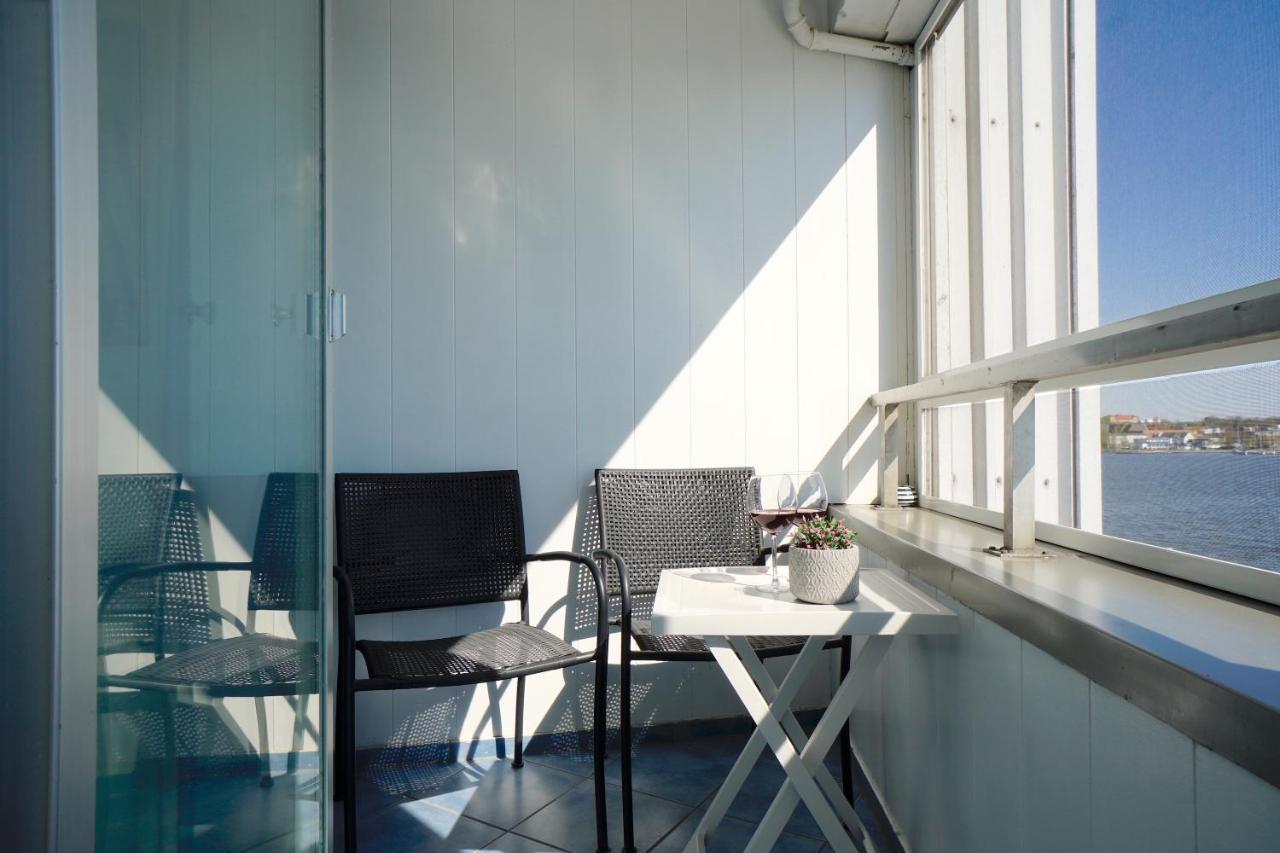 Ferienwohnung Schleiloge Mit Panoramablick Auf Die Schlei Slesvig Eksteriør billede